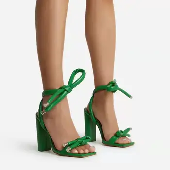 Verão de Calçados para Mulheres Sandálias das Mulheres de Moda de LUXO Mulheres, as Sandálias de 2022 Arco Aberto Toe Sandálias Praça Calcanhar Sapatos de Mulher