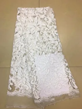 Ações de promoção de alta qualidade de lantejoulas paillette sexy de luxo malha de tecido para o vestido de casamento/serragem,enviamos por dhl