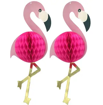 Decoração De Casamento Flamingo Cartão De Bola Interior Beach Festa De Aniversário Cor-De-Rosa De Parede Pingente De Jardim De Infância Brinquedos Da Casa De Abastecimento