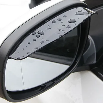 2 pcs PVC espelho retrovisor de carro sobrancelha capa de chuva adesivos para a Jaguar XF, XJ XJS XK S-TIPO X TIPO de XJ8 XJL XJ6 XKR XK8 XJS X320