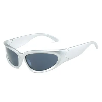Homens luxo Polarizada Óculos de sol Unissex Punk Óculos de sol ao ar livre Cavalgando Caminhada de Óculos de proteção Óculos de Sol UV 400 Proteção para os Olhos das mulheres