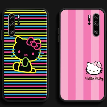 Bonito Hello Kitty Casos de Telefone Para o Huawei Honor Y6 Y7 2019 Y9 2018 Y9 Primeiro-2019 Y9 2019 Y9A Carcasa Funda Coque