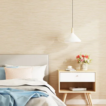 Tecido não tecido papel de parede moderno, simples e de cor sólida Japonês roupa de quartos, sala de hotel em hotel, a decoração de papel de parede