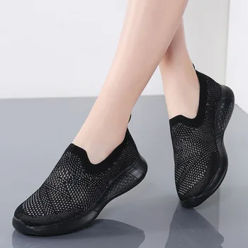 Primavera De Moda De Nova Deslizar Sobre Sapatos Para As Mulheres 2020 Casuais Sapatos De Senhoras Leve E Respirável Tênis Zapatillas Mujer Deportiva