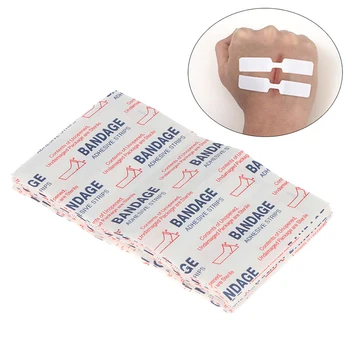 10Pcs Impermeável Borboleta Adesivo Band Aid na Ferida de Encerramento de Emergência Curativos