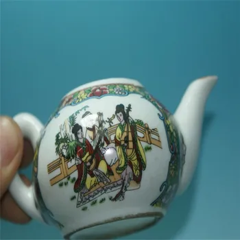 Requintado Chinês de chá, bule e xícara (chá)