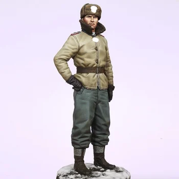 1/16 fundido em resina modelo figura kit de montagem sem pintura precisa para montar a segunda guerra mundial Kharkov Max Winscher modelo de brinquedos de DIY