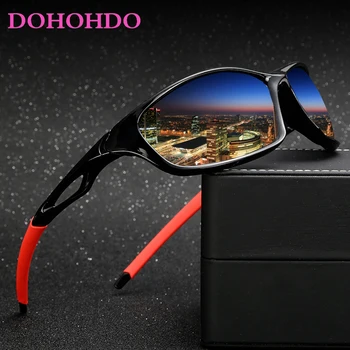 DOHOHDO Novo Classic Driver de Homens, Óculos de sol Polarizados Noite de Lente de Visão Maior Armação de Óculos de Pesca de Óculos de Sol Para Mulheres UV400
