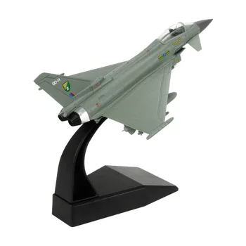 1:100 EF-2000 Caças Eurofighter Typhoon Modelo de brinquedos de Metal avião Militar avião Militar entusiasta de coleta de avião modelo