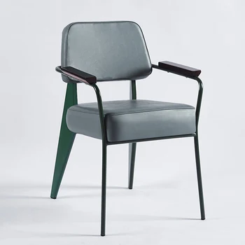 A Proteção De Antiguidades Cadeiras De Pernas De Metal Couro Moda Braço Cadeiras De Jantar Jantar Frete Grátis Cadeiras Para Pequenos Espaços Interiores Mobiliário