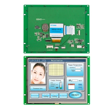 PEDRA de 8.0 Polegadas Inteligente LCD TFT Touch Screen com interface RS232/RS485 para Uso Industrial