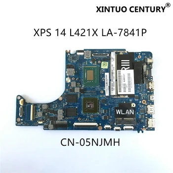 CN-05NJMH 05NJMH 5NJMH QLM00 LA-7841P Para Dell XPS 14 L421x placa-Mãe W/ SR0N6 I7-3517U GT630M GPU 100% testado a funcionar
