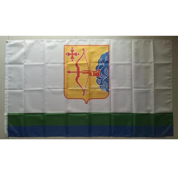 Bandeira de Kirov Oblast Rússia Bandeira do Estado 3x5ft 90x150cm Impresso Personalizado Poliéster Decoração