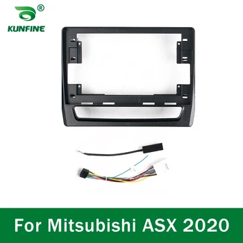 Carro GPS de Navegação de Estéreo Para Mitsubishi ASX 2020 Rádio Fáscias Moldura do Painel Ajuste de 2Din de 10 polegadas No Traço central da tela