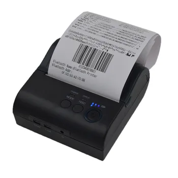 8001LD 80mm sem Fio Bluetooth Android Portátil POS etiqueta de código de barras impressoras impressora de recibos térmica USB/serial port