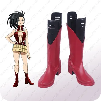 Boku no Herói Academia YAOYOROZU MOMO Cosplay botas de Meu Herói Academia Anime Sapatos