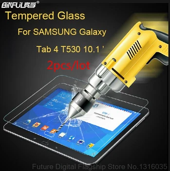  2 pcs Premium 9H 0,3 mm de Vidro Temperado para Samsung Galaxy Tab 4 10.1 T530 T531 T535 Protetor de Tela Transparente do Filme