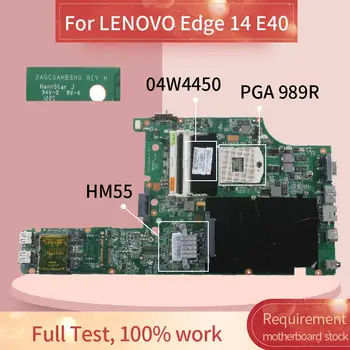 04W4450 63Y1596 63Y2130 Laptop placa-mãe Para o LENOVO Edge 14 E40 HM55 Notebook placa-mãe DAGC5AMB8H0 DDR3