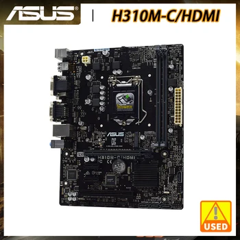 ASUS H310M-C/HDMI da placa-Mãe 1151 placa-Mãe DDR4 Memória RAM Intel H310 Apoio Core i3 i5 i7 Cpu SATA3 USB3.0 PCI-E X16