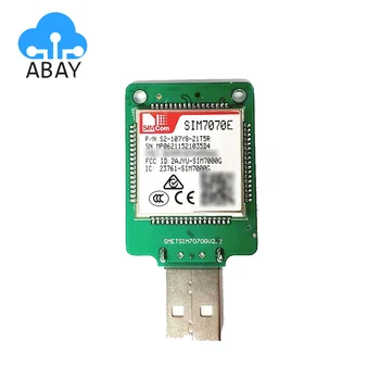 SIMCom SIM7070E USB LTE Dongle GATO-M NB-IoT GPRS SIM7070E Módulo GNSS LCC 850/900/1800/1900MHz sem Fio IOT Módulos