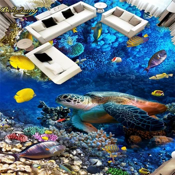beibehang Mar Oceano Mundo em Carpete Personalizado Mural 3D de Arte, Pintura, papel de Parede Quarto Sala Banheiro em PVC Auto-adesivo ou papel de parede