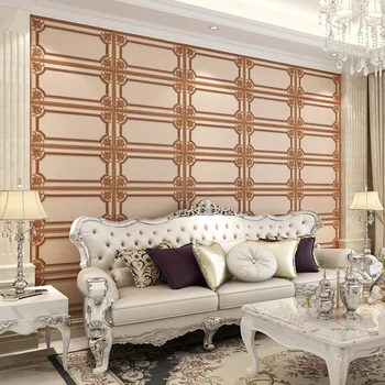 wellyu papel de Parede Europeu de PLANO de fundo de parede não tecido moderno, minimalista e geométrica papel de parede quarto sala de estar Papel de parede